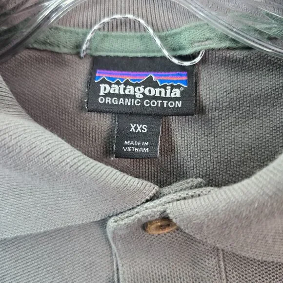 Patagonia Men’s Gray Short Sleeve Golf Polo Shirt Size XXS - Picture 4 of 9